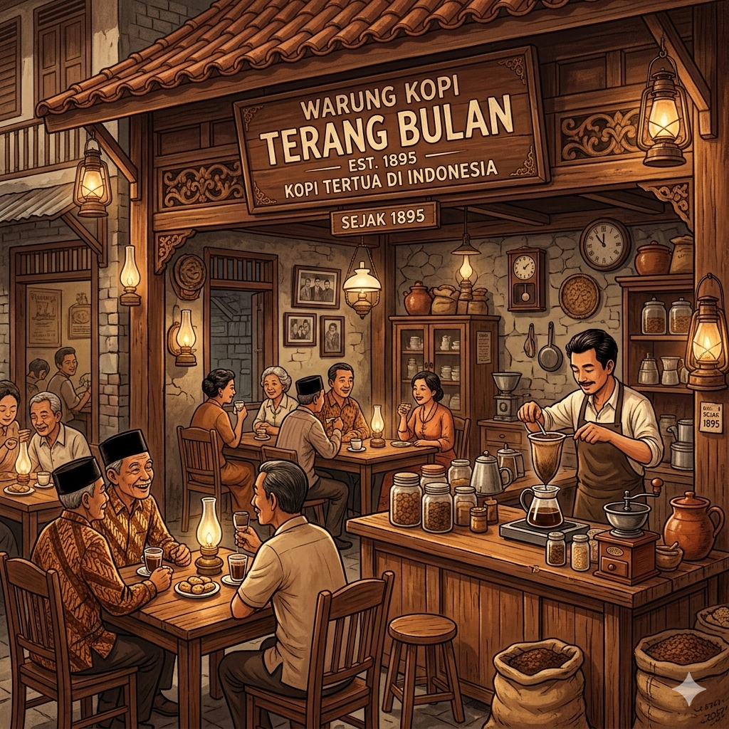 Warung Kopi Tertua di Indonesia yang Sudah Ada Sejak Tahun 1878
