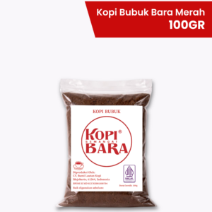 Kopi Tubruk Warkop Bubuk Kopi Bara Regular Merah Pack 100g